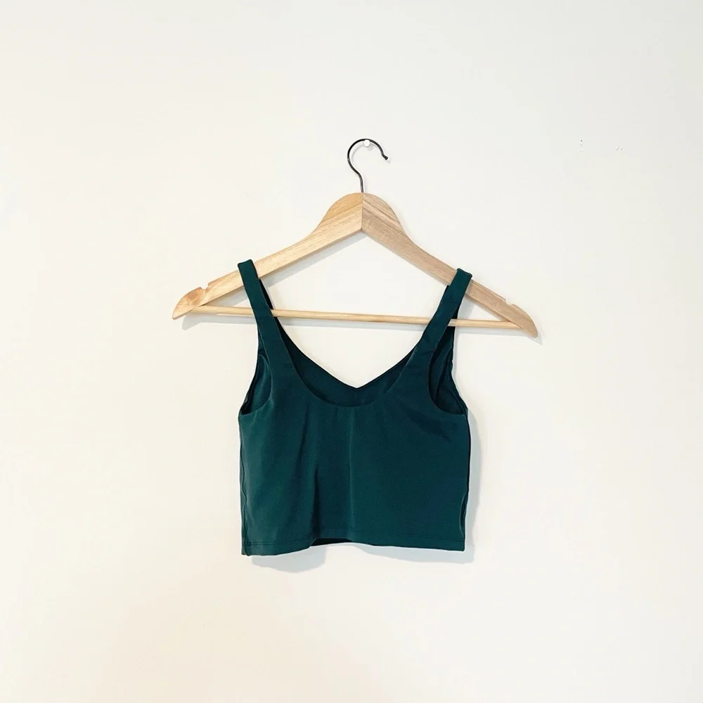 Aerie OFFLINE • Emerald Green Recharge Bra Top - Picture 4 of 4